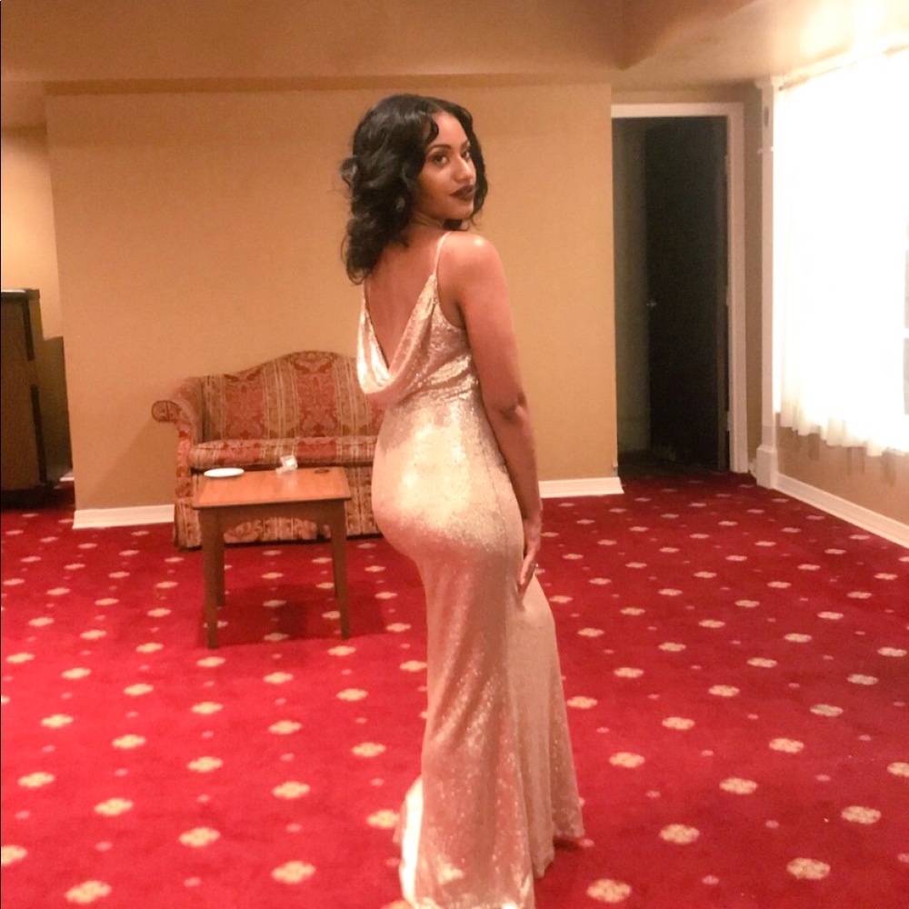 Gold gown